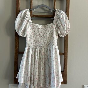 Alterd State Romper, Floral Puff Sleeve Romper, Size Small